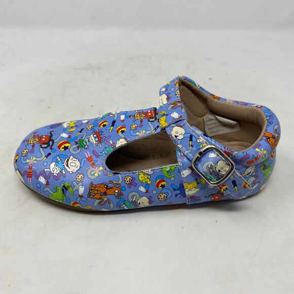 Little Piggies Rugrats Leather Buckle Shoes Girls Size 5-6 Years - Picture 2 of 8